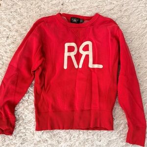 Double RL Cotton Crewneck Sweatshirt